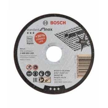 Диск за метал Bosch Standart For Inox 2608603169, 115 мм