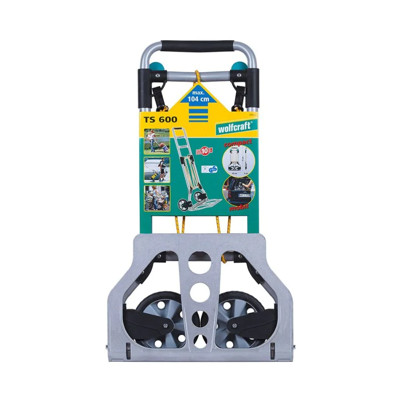 Wolfcraft TS 600 wheeled luggage trolley, 70 kg