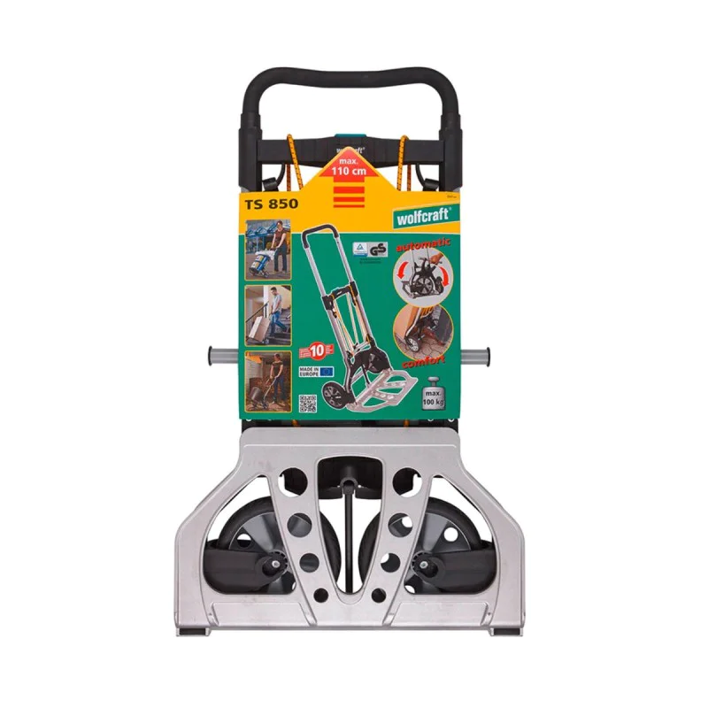 Wolfcraft TS 850 wheeled luggage trolley, 100 kg