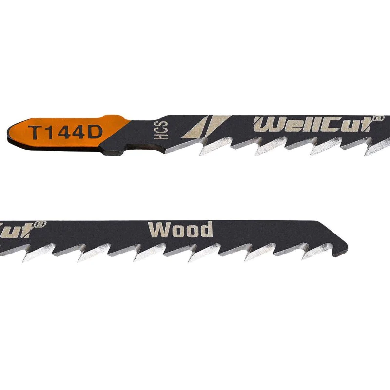 Set of blades for jig saw WellCut WC-JB10, 10 pcs