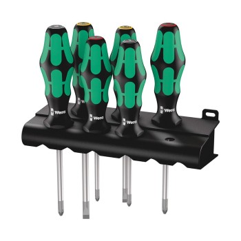Комплект универсални отвертки Wera 105622, 6 бр, PH/PZ/SL