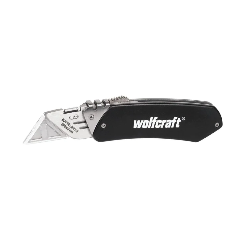 Metal model knife with trapezoidal blade Wolfcraft 065 WLF 106, 19 mm