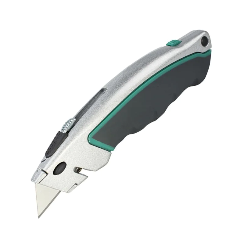 Metal model knife with trapezoidal blade Wolfcraft 065 WLF 107, 19 mm