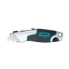 Metal model knife with trapezoidal blade Wolfcraft 065 WLF 967, 19 mm