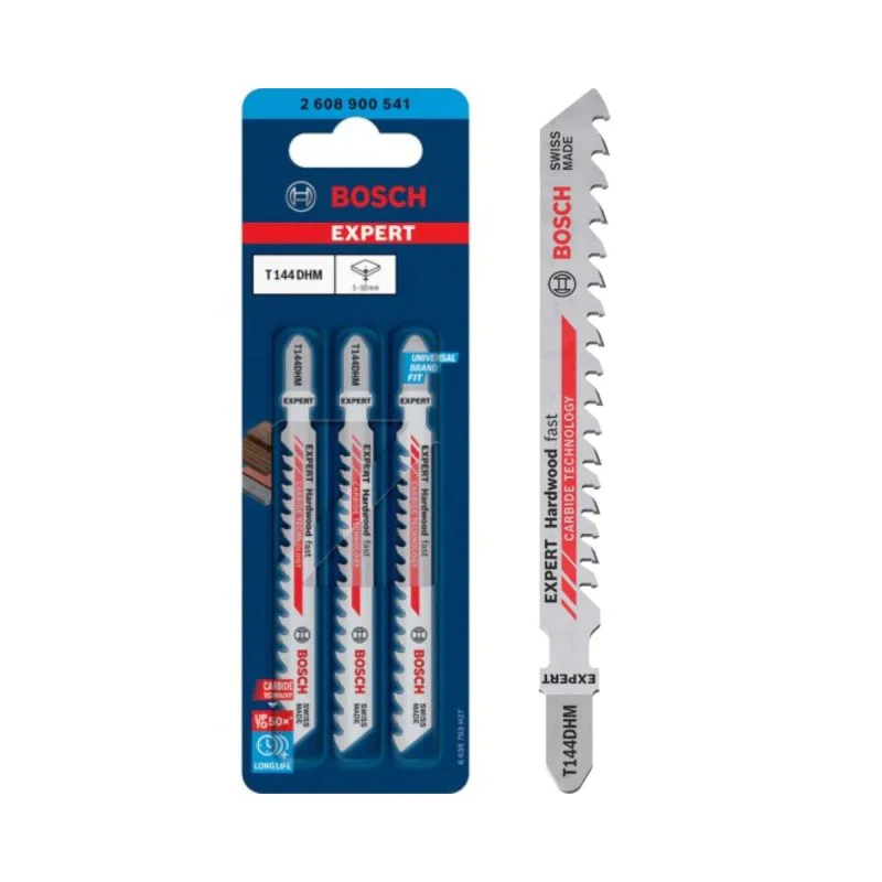 Bosch EXPERT Hardwood Fast T144DHM jig saw blade 2608900541, 100mm