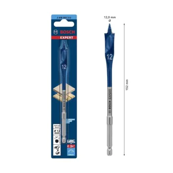 Bosch flat drill bit 2608900312, 152 x 12 mm, 1/4