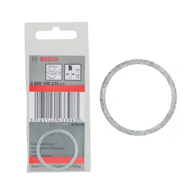 Transition sleeve for Bosch circular saw blade 2600100232, 30 x 25 x 1.8 mm