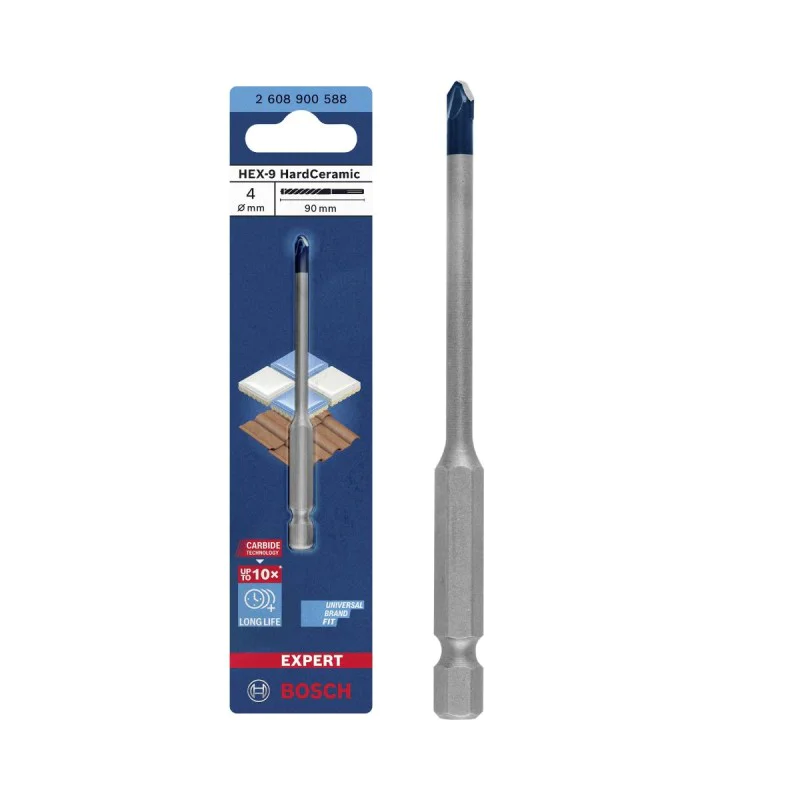 Bosch EXPERT HardCeramic ceramic drill bit, 2608900588, 4 x 90 mm