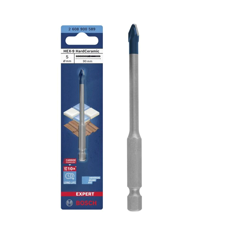 Bosch EXPERT HardCeramic ceramic drill bit, 2608900589, 5 x 90 mm