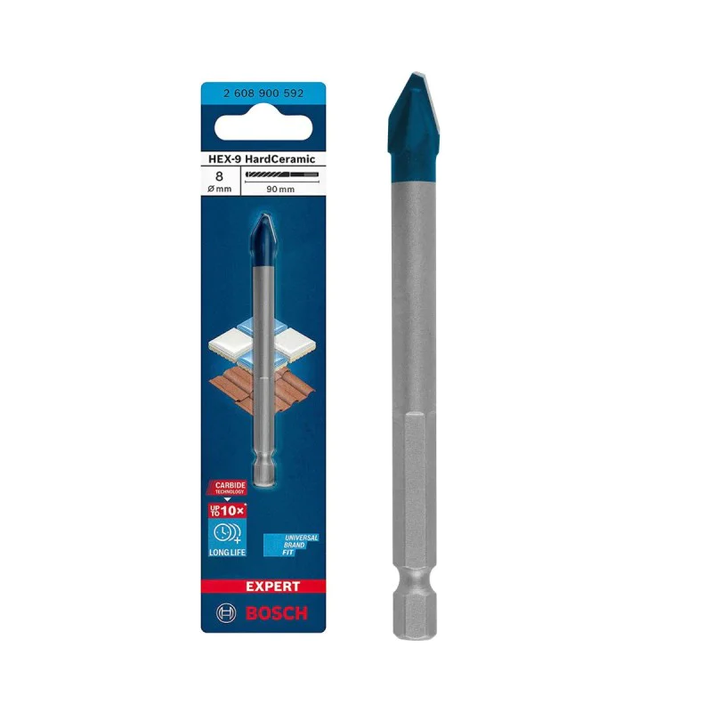 Bosch EXPERT HardCeramic ceramic drill bit, 2608900592, 8 x 90 mm