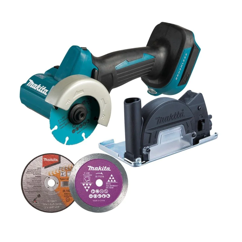 Angle grinder Makita DMC300Z, 76 mm, 3 blades