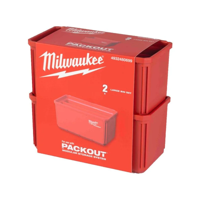 Box - organizer Milwaukee PACKOUT 4932480699, 2 pcs