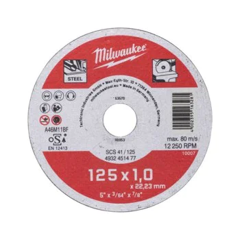 Диск за метал Milwaukee 4932451477, 125 мм
