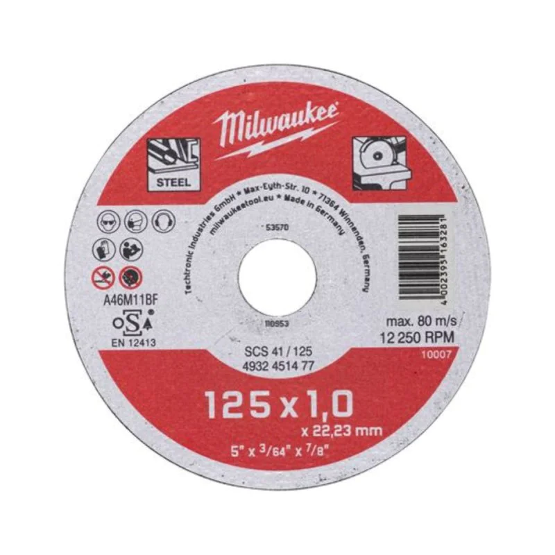 Milwaukee metal disc 4932451477, 125 mm