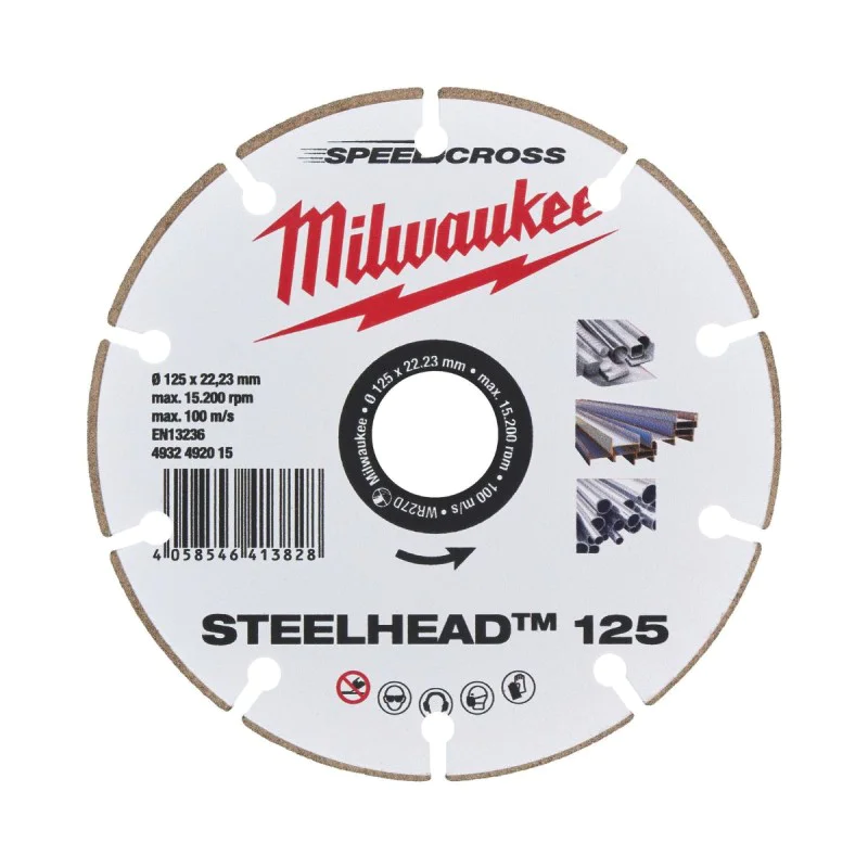 Milwaukee stainless steel disc 4932492015, 125 mm