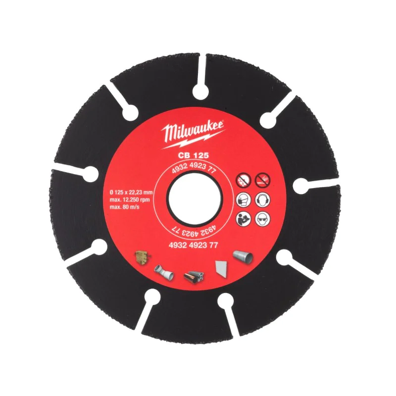 Carbide disc for wood and plastic Milwaukee 4932492377, 125 mm