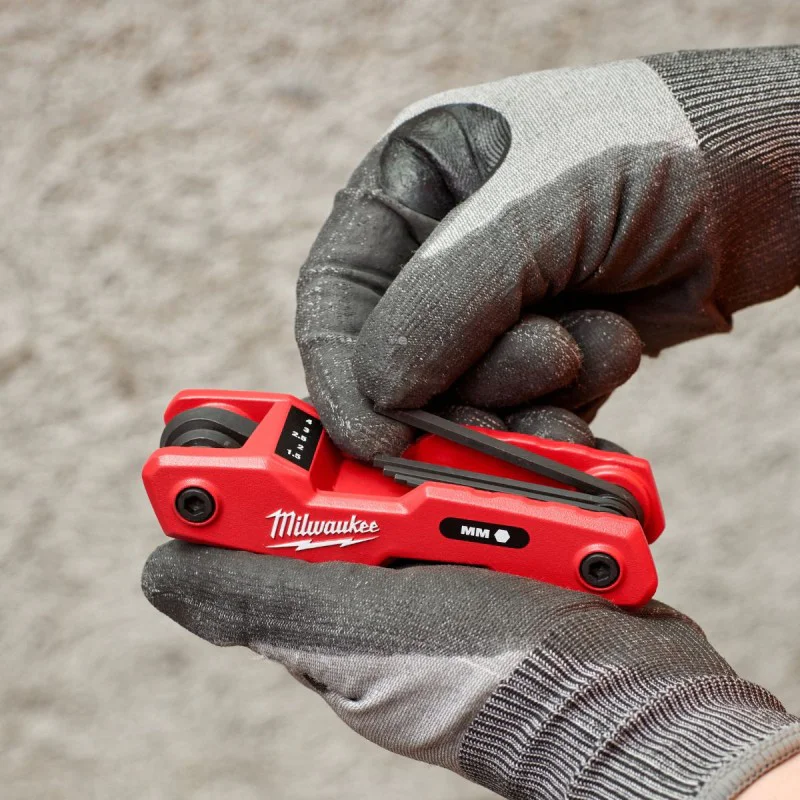 Milwaukee folding wrench set 4932480978, 8 pcs, hex