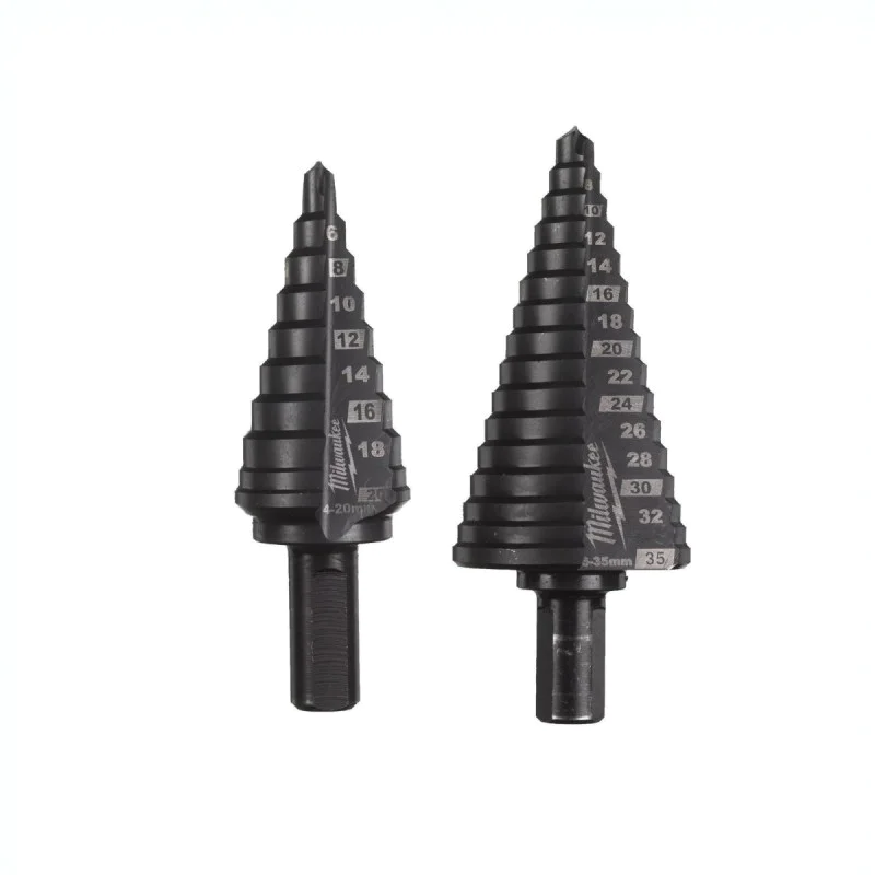Milwaukee step drill bits set 48899398, 2 pcs