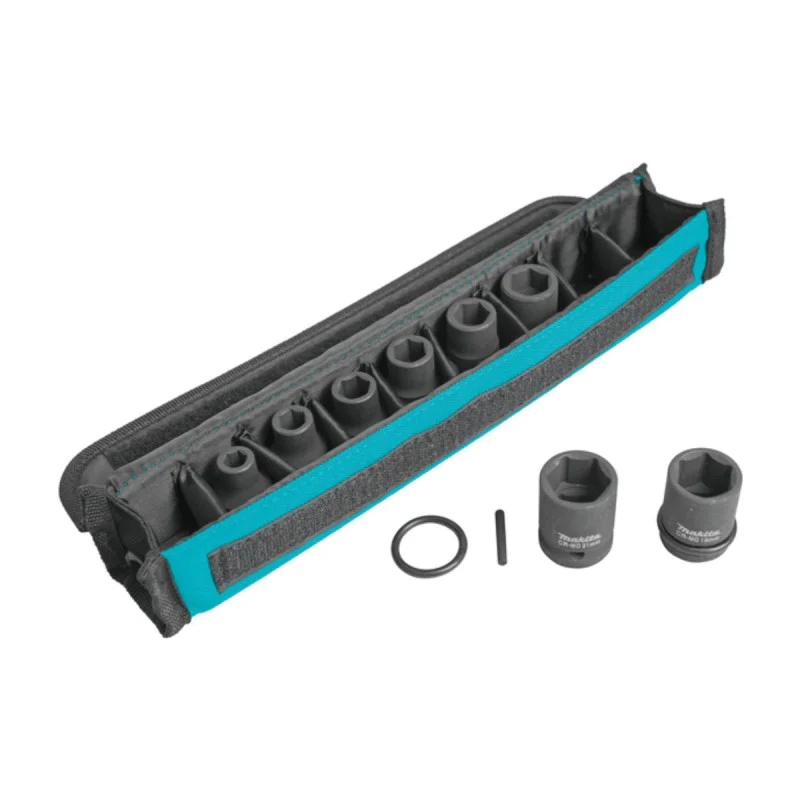 Set of Makita impact sockets E-02989, 8 pcs, 1/2