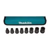 Set of Makita impact sockets E-02989, 8 pcs, 1/2