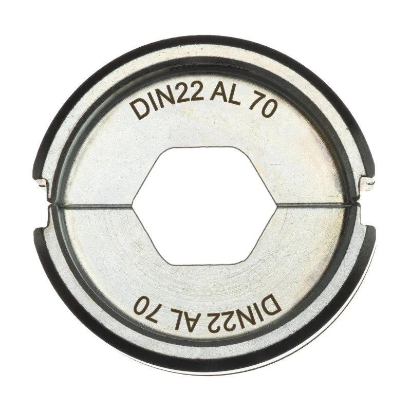 Milwaukee aluminium crimping dies 4932451774, DIN22 AL 70, Hex