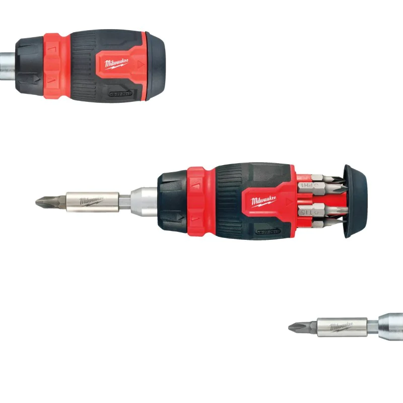 Milwaukee 8-in-1 Mini Ratcheting Screwdriver 4932480581
