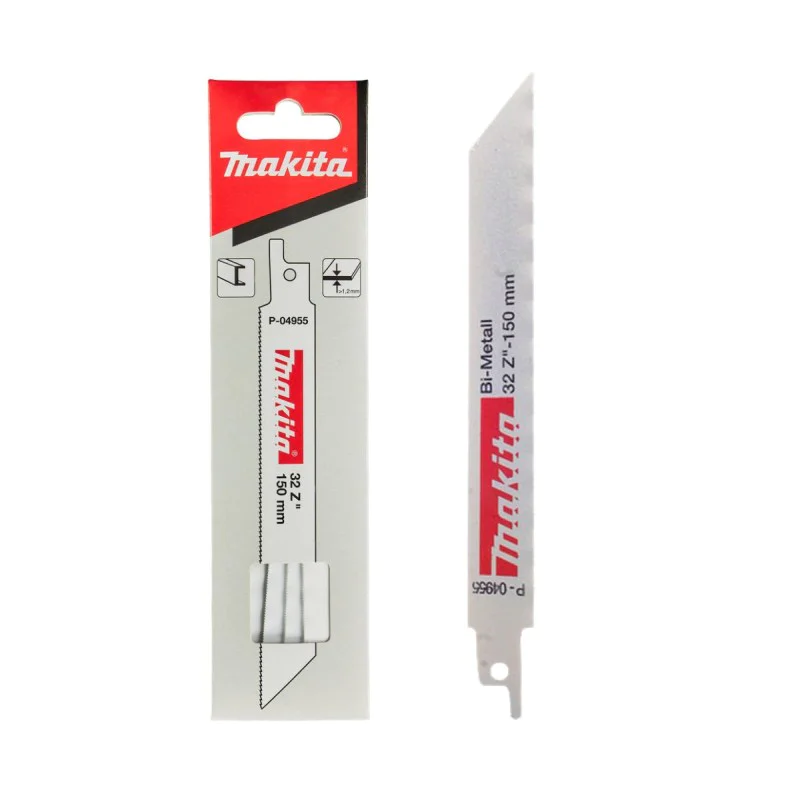 Makita sabre saw blade for metal P-04955, 150 mm