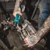 MAKITA WR100DZ cordless angle impact wrench, 12 V, 1/4 - 3/8