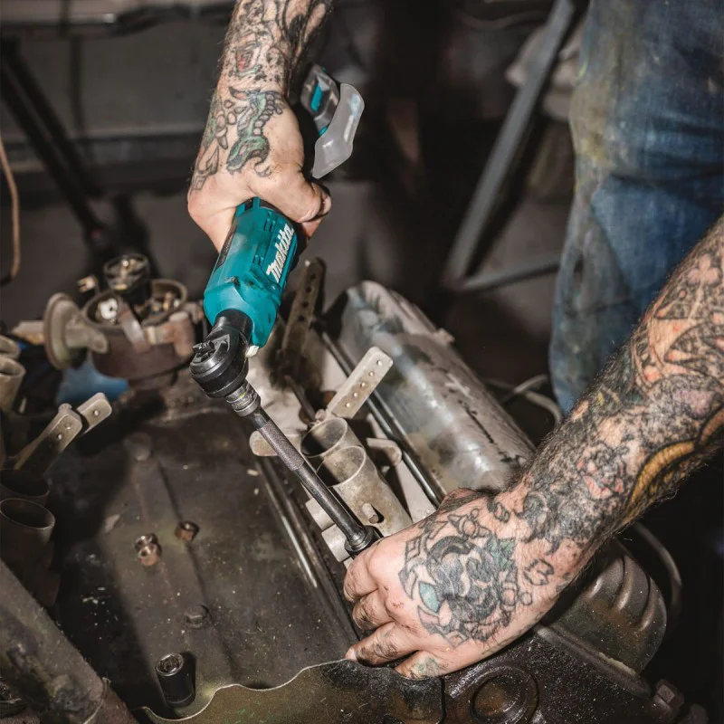 MAKITA WR100DZ cordless angle impact wrench, 12 V, 1/4 - 3/8