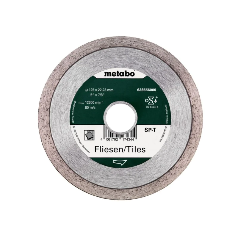 METABO SP - T Diamond Tile Cutter, 628556000, 125 x 22.23 mm