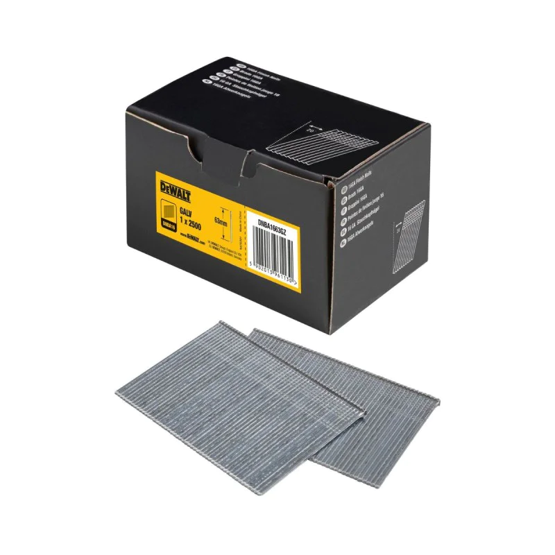 Nails for DeWALT DNBSB1638Z, 1.6x38mm, 2500 pcs