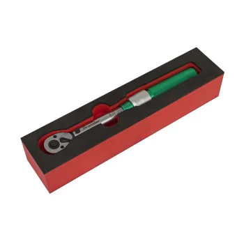 Калибриран динамометричен ключ Sealey STW901, микрометър, 1/4", 5-25Nm