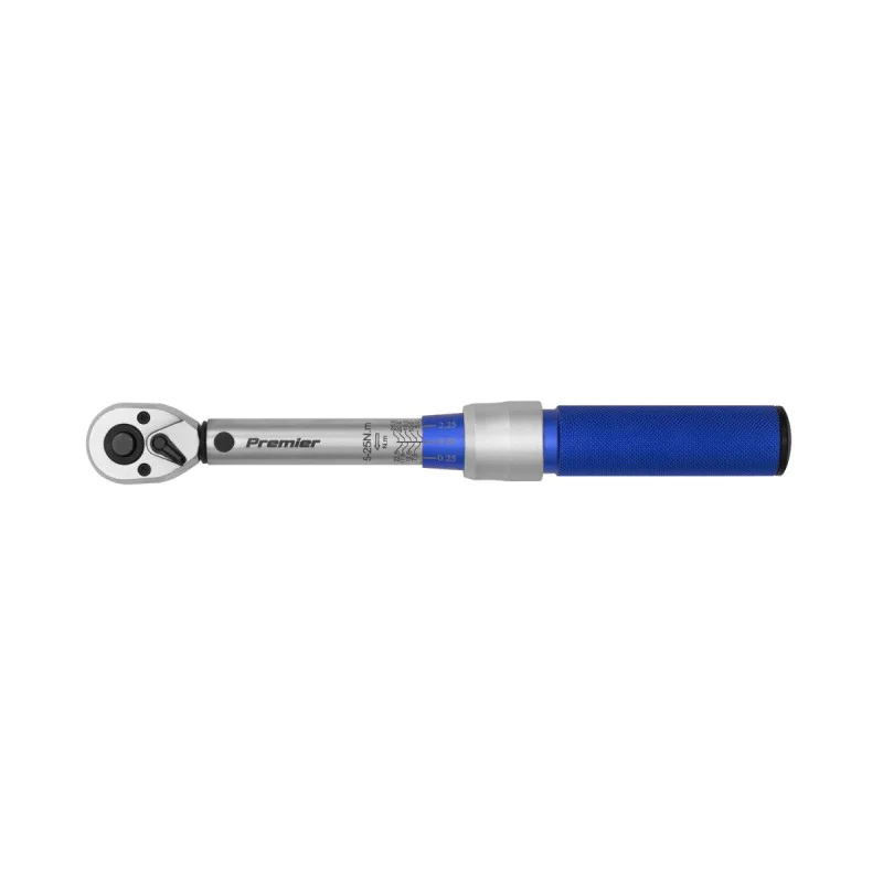 Calibrated torque wrench Sealey STW902, micrometer, 3/8