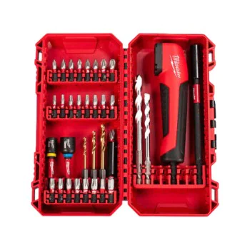 Комплект ъглова приставка с накрайници и свредла Milwaukee 4932493653, 38 части