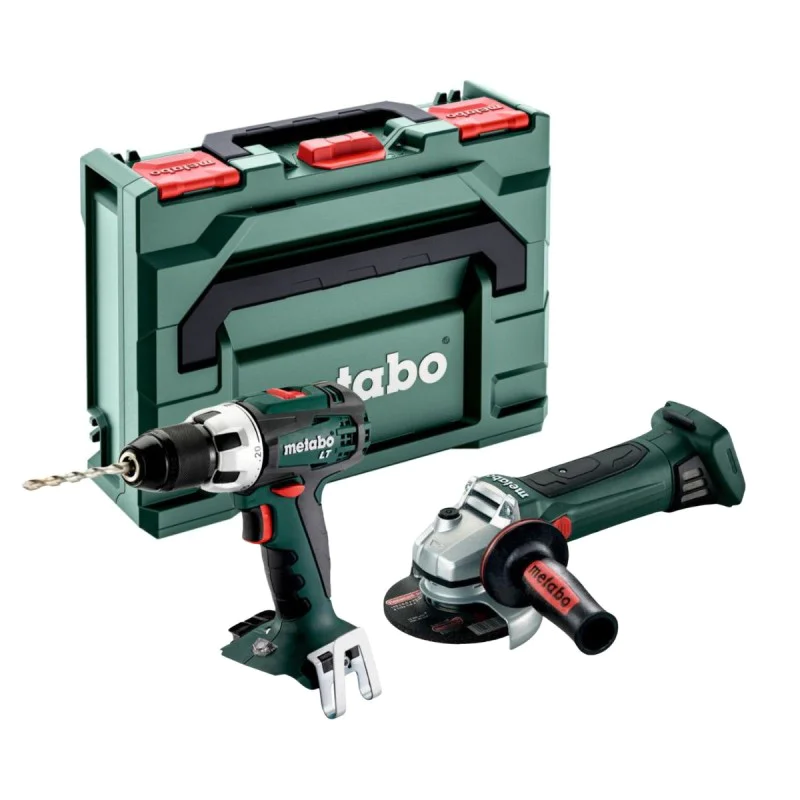 Cordless drill and angle grinder set Metabo 685082000, 18 V, 60 Nm, 125 mm