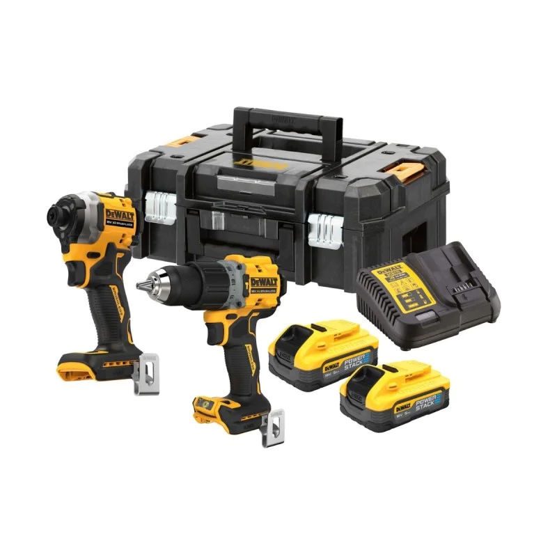 Cordless screwdriver set DeWALT DCK2050H2T 18V, DCD805, DCF850