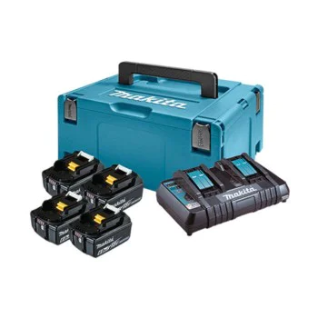 Комплект батерии и зарядно устройство Makita 198091-4, 18 V, 6.0 Ah