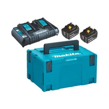 Комплект батерии и зарядно устройство Makita 197629-2, 18 V, 5.0 Ah