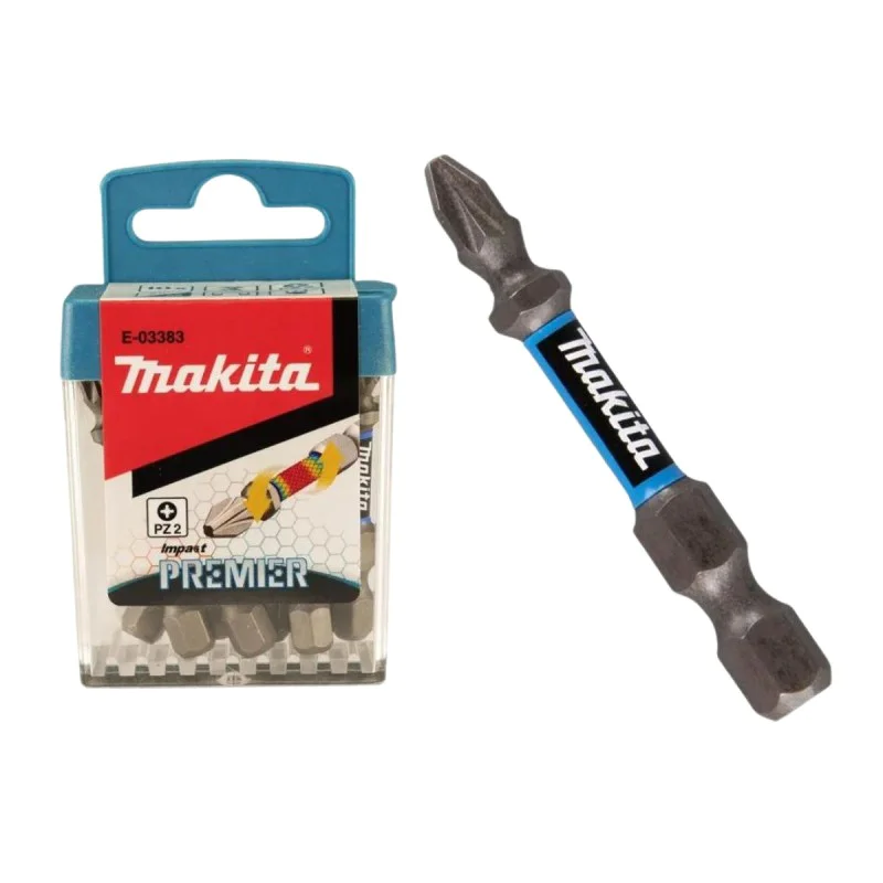 Makita bit set E-03383, 1/4, PZ2, 10 pcs
