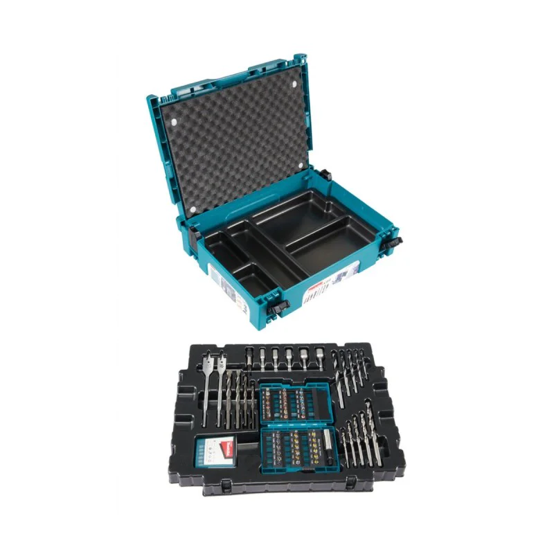 Makita drill bits and bits set B-49638, 1/4, 69 pcs