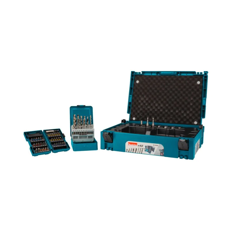 Makita B-53908 1/4 drill bits and bits set, 62 pcs