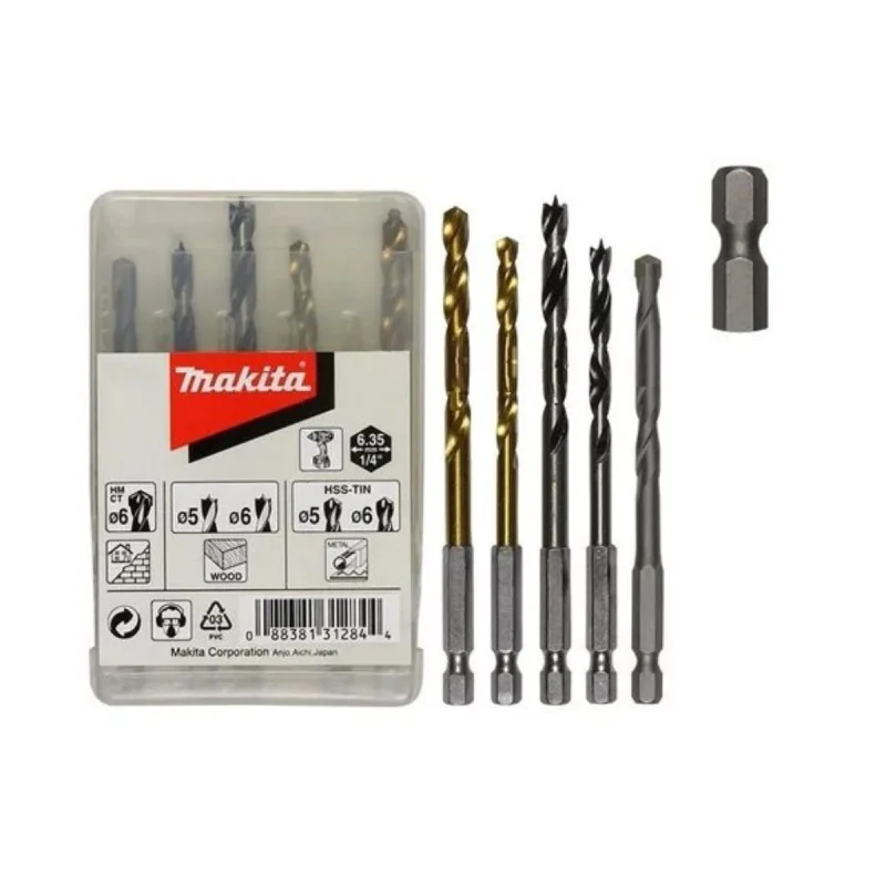 Makita D-23759, 5,6 mm, 1/4, 5 pcs