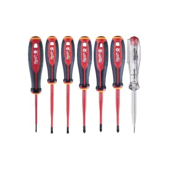 Комплект Tri-Lobe VDE отвертки Milwaukee 4932478738, 7 бр, фазомер