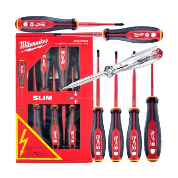 Комплект Tri-Lobe VDE отвертки Milwaukee 4932478739, 7 бр, фазомер