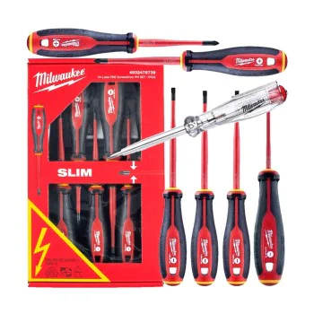 Комплект Tri-Lobe VDE отвертки Milwaukee 4932478739, 7 бр, фазомер