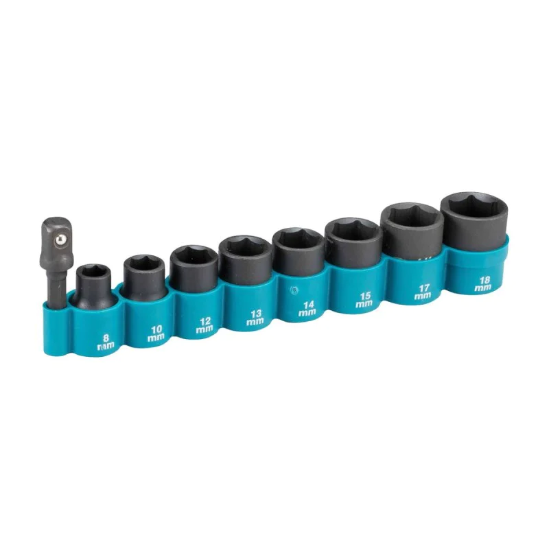 Makita B-54651 impact socket set, 9 pcs, 3/8