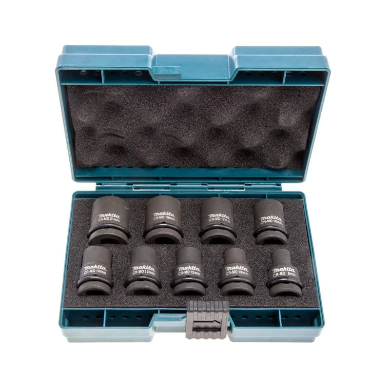 Makita B-66232 impact socket set, 9 pcs, 1/2