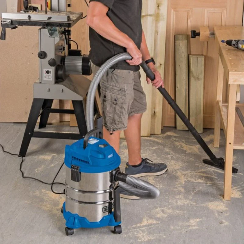 Dry and wet vacuum cleaner Draper 20515, 1250 W, 20 L