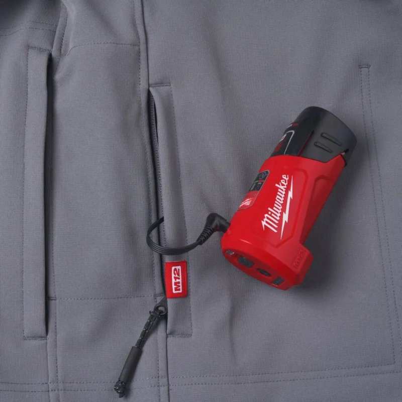 Milwaukee M12 HJGREY5-0 heated jacket, 12 V, L