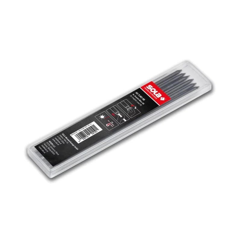 Grey graphite for carpenter pencil Sola TLM EM G, 66045120, 6 pcs